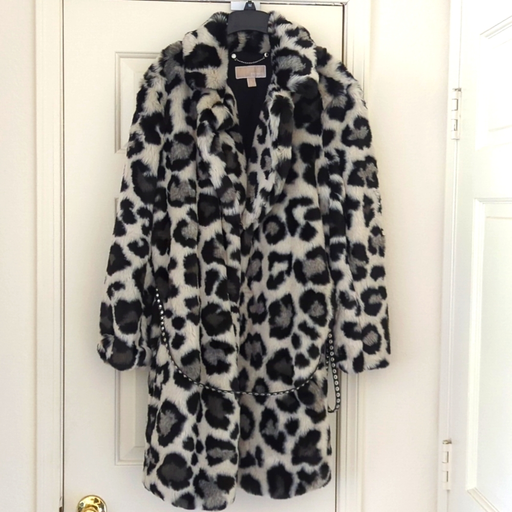 Micheal Kors Faux Fur Coat
